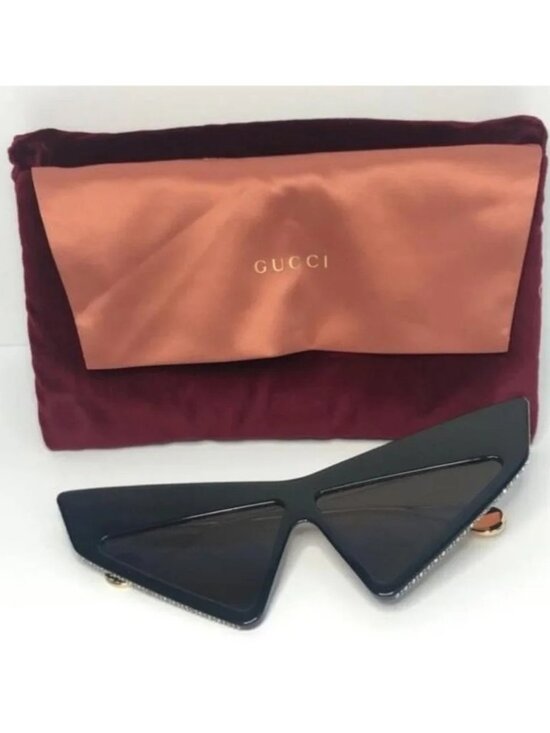 New ? Original Gucci Brown Geometric Ladies Sunglasses GG0430S 002 70 main image 7